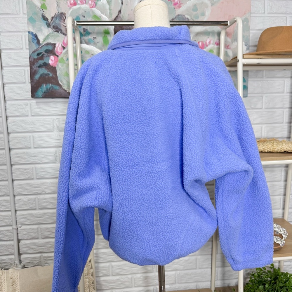 Free People Movement New Hit The Slopes Fleece Jacket blueberry - Picture 4 of 6